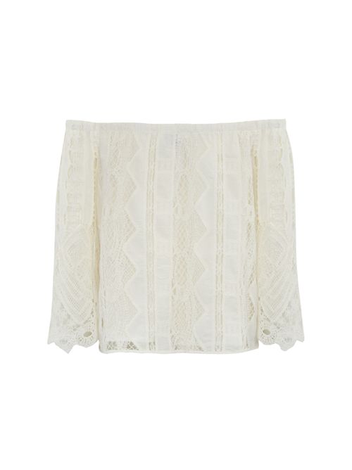 Blusa Notorius in cotone traforato PINKO | 104798 A2G9Z05